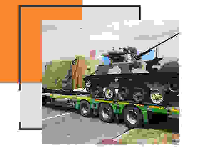 Перевозка военной техники в Кропоткине